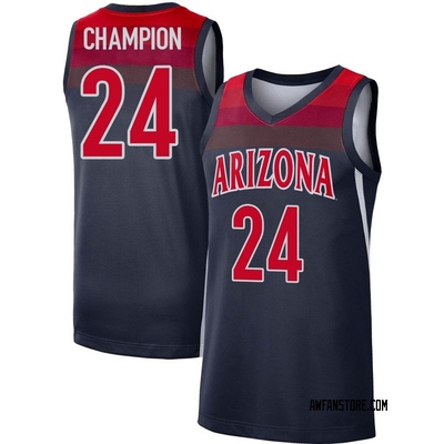 Men's Luke Champion Arizona Wildcats Replica Basketball Jersey - Navy