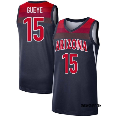 Men's Sidi Gueye Arizona Wildcats Replica Basketball Jersey - Navy
