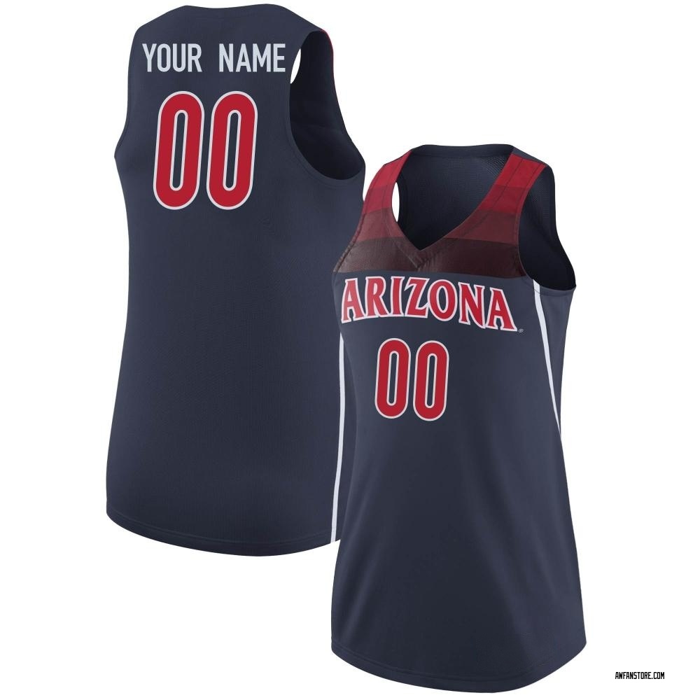 Women's Custom Arizona Wildcats Replica Basketball Jersey - Navy