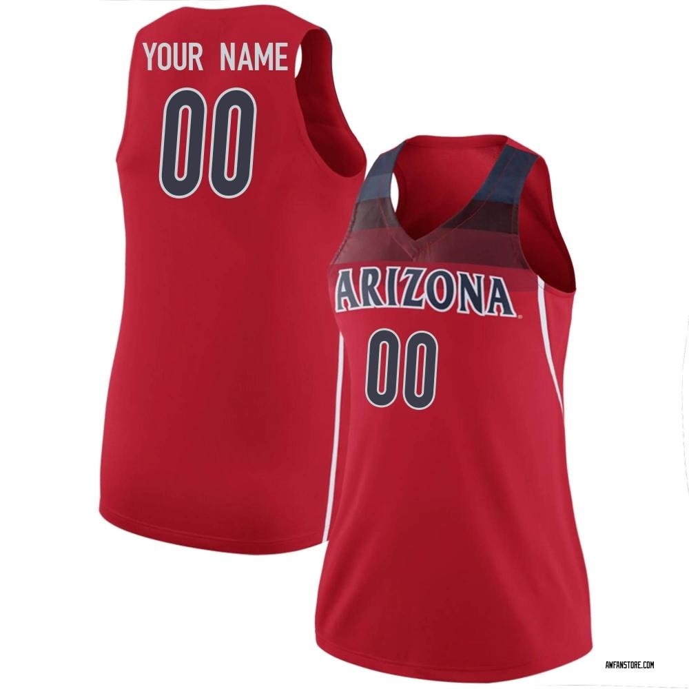 Women's Custom Arizona Wildcats Replica Basketball Jersey - Red