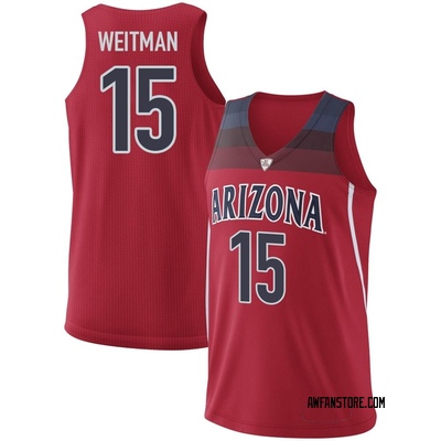 Youth Grant Weitman Arizona Wildcats Replica Basketball Jersey - Red